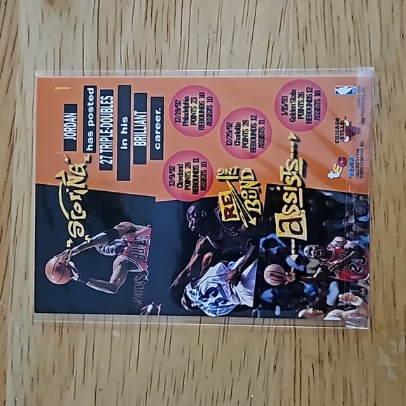 Michael Jordan Topps Stadium Club 93-94 - Picture 2 of 3